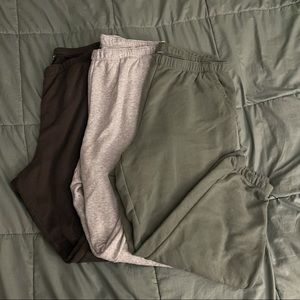 3 pack of aerie sweatpants / joggers